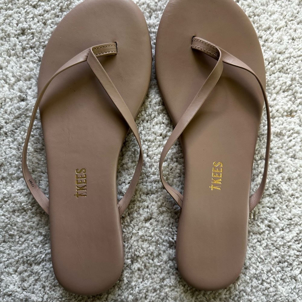 TKEES Tan Minimalist Sandals